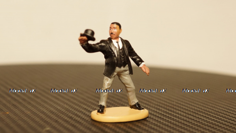 Фигурка Мужчина с шляпой, стоит