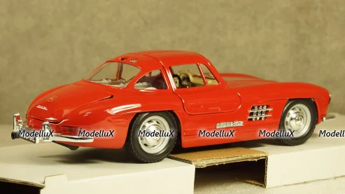 Mercedes 300 SL (W198) Red, 8-22023, Burago 1:24