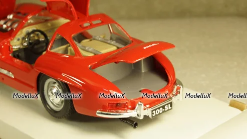Mercedes 300 SL (W198) Red, 8-22023, Burago 1:24