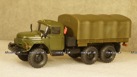 ЗИЛ 131 бортовой с тентом хаки, Элекон 1:43