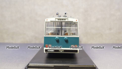 Skoda 14tr white/dunkelgrün Eberswalde, PCL47066, Premium Classixxs 1:43