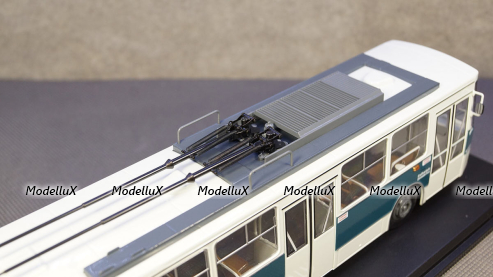 Skoda 14tr white/dunkelgrün Eberswalde, PCL47066, Premium Classixxs 1:43