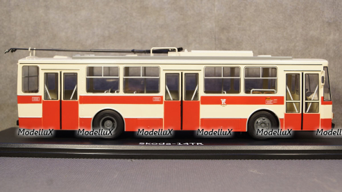 Skoda 14tr beige/red Weimar, Premium Classixxs 1:43 PCL47069