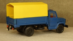 Зил 4331Ф синий/желтый, з-д Вега 1:43