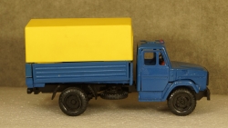 Зил 4331Ф синий/желтый, з-д Вега 1:43