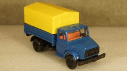 Зил 4331Ф синий/желтый, з-д Вега 1:43