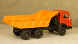 Камаз 5511 самосвал красный/оранжевый, Арек 1:43