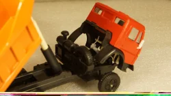 Камаз 5511 самосвал красный/оранжевый, Арек 1:43