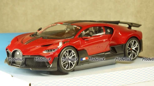 Bugatti Divo red/carbon 2019, 18-11045, Burago 1:18