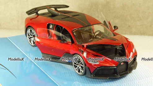 Bugatti Divo red/carbon 2019, 18-11045, Burago 1:18