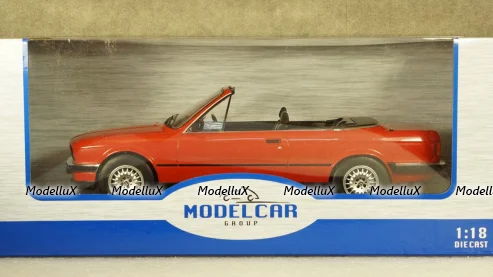 BMW 325i (E30) Convertible red, MCG18151, MCG 1:18