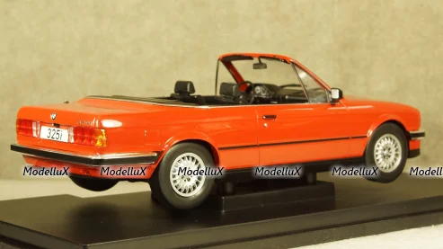 BMW 325i (E30) Convertible red, MCG18151, MCG 1:18