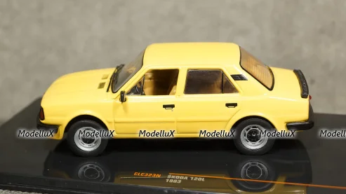 Skoda 120L dark yellow, CLC323N, IXO 1:43