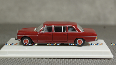 Mercedes 220D long (V115) dark red without showcase, арт.162648, Brekina 1:87 