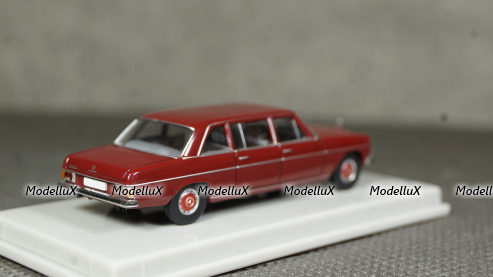 Mercedes 220D long (V115) dark red without showcase, арт.162648, Brekina 1:87 