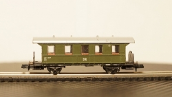 Вагон пассажирский 2-х осный PIKO, масштаб N