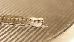 Рельс, прямой 22см, PIKO, масштаб N, брак