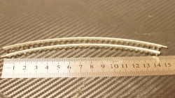 Рельс, радиусный 14 см, PIKO R223/7,5, масштаб N