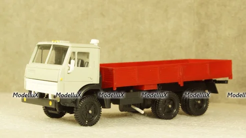 Камаз 5320 бортовой серый/красный, Арек 1:43