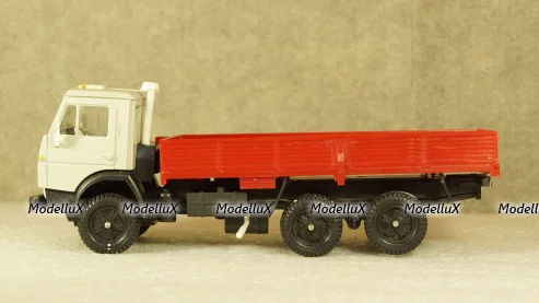 Камаз 5320 бортовой серый/красный, Арек 1:43
