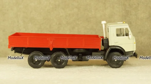 Камаз 5320 бортовой серый/красный, Арек 1:43