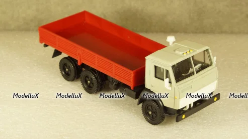 Камаз 5320 бортовой серый/красный, Арек 1:43