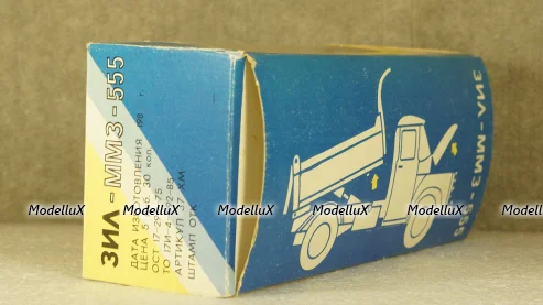 ЗИЛ-ММЗ-555 АВГ 1987г, Электроприбор 1:43