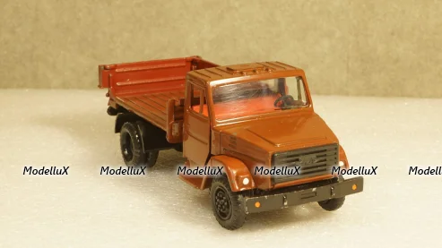 Зил 4331 бортовой бордовый, з-д Вега 1:43