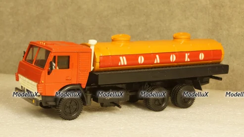 КамАЗ 53212 Молоко красный/оранжевый, Элекон 1:43 