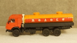 КамАЗ 53212 Молоко красный/оранжевый, Элекон 1:43 