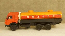 КамАЗ 53212 Молоко красный/оранжевый, Элекон 1:43 