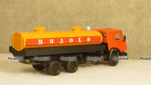 КамАЗ 53212 Молоко красный/оранжевый, Элекон 1:43 
