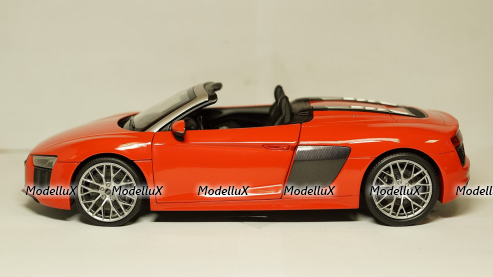 Audi R8 Spyder V10 2017, red, 5011618551, Iscale 1:18