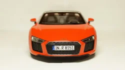 Audi R8 Spyder V10 2017, red, 5011618551, Iscale 1:18