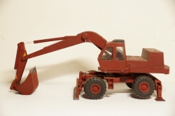 Атек ЭО-4321,Экскаватор, бордовый.