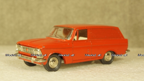 Москвич 434 А6 красный, Тантал/Радон 1:43
