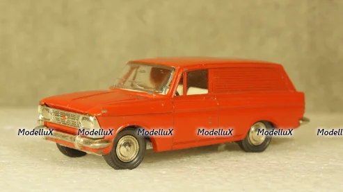 Москвич 434 А6 красный, Тантал/Радон 1:43