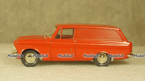 Москвич 434 А6 красный, Тантал/Радон 1:43