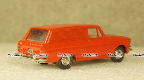 Москвич 434 А6 красный, Тантал/Радон 1:43