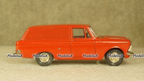 Москвич 434 А6 красный, Тантал/Радон 1:43