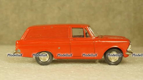 Москвич 434 А6 красный, Тантал/Радон 1:43