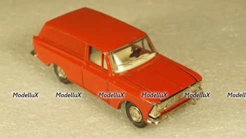 Москвич 434 А6 красный, Тантал/Радон 1:43