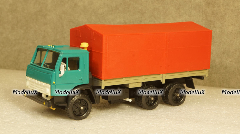 Камаз 5320 с тентом 1988г, Арек 1:43