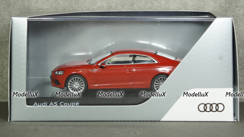 Audi A5 Coupe красный, Spark 1:43