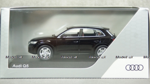 Audi Q5 2016 black, 5011605633, iScale 1:43