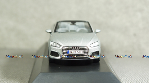 Audi A5 Cabriolet 2017 Florett серебро, Spark 1:43