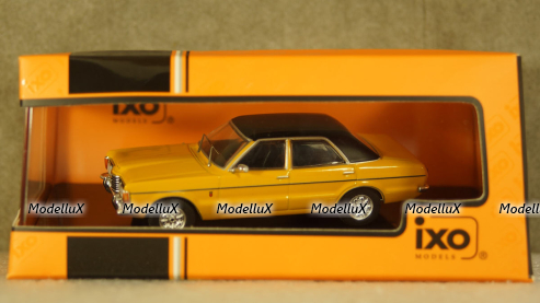 Ford Taunus GLX 1983 yellow, CLC344N, IXO 1:43