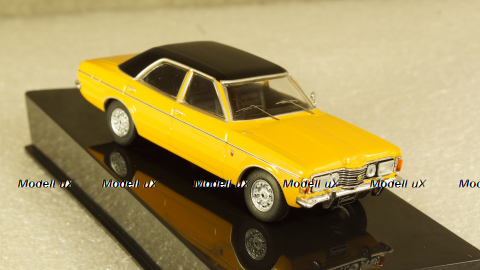 Ford Taunus GLX 1983 yellow, CLC344N, IXO 1:43