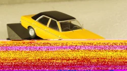 Ford Taunus GLX 1983 yellow, CLC344N, IXO 1:43