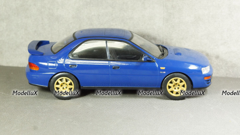 Subaru Impreza WRX blau RHD, CMC002, IXO 1:18